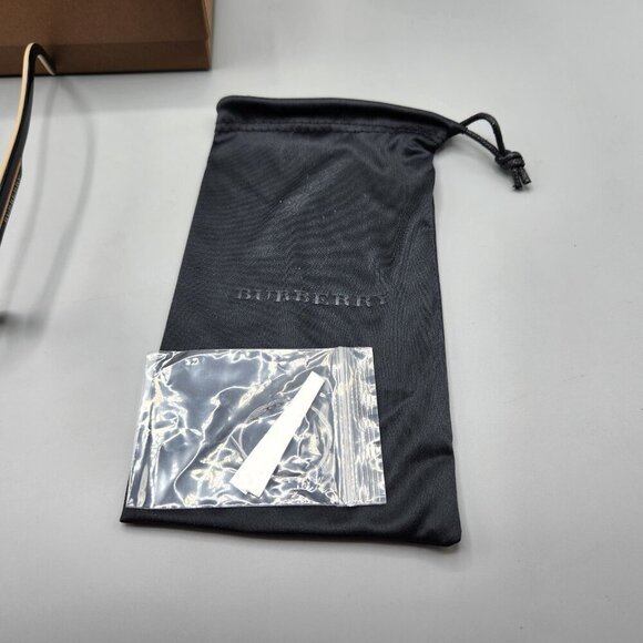 Burberry B2079 Eyeglasses Black Brown Rectangular Full Rim Frame 54-17-140 3199 - Picture 3 of 14